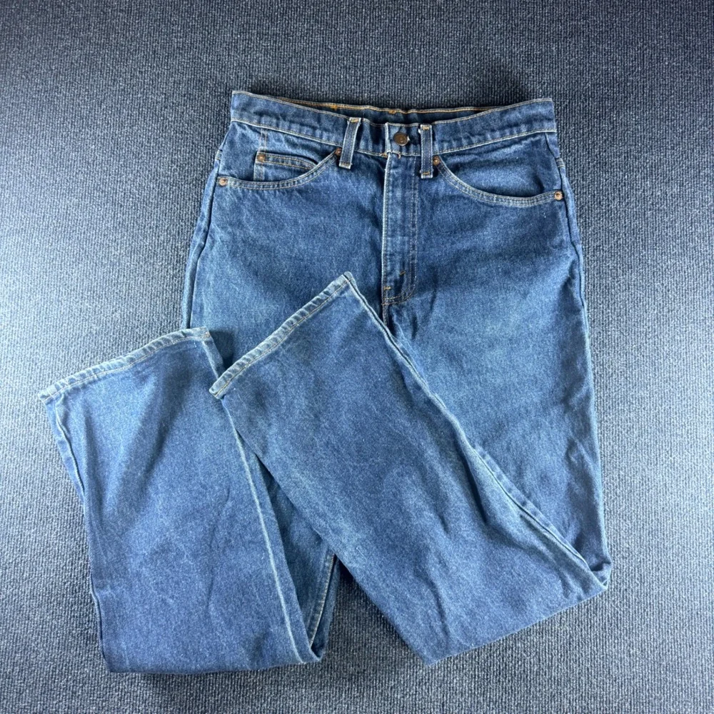 Vintage Levis 517 Orange Tab Jeans Mens 32x31 Bootcut Medium Wash Denim 1988 USA